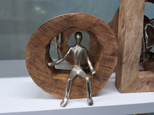 Lade das Bild in den Galerie-Viewer, Holz/Metall Figuren
